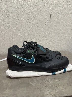 Nike Zoom Rotational 6 Track Throwing Shoes Black Spruce FZ9606-001 Men's Sz 8.5